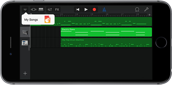 cách cài nhạc chuông cho Iphone - GarageBand