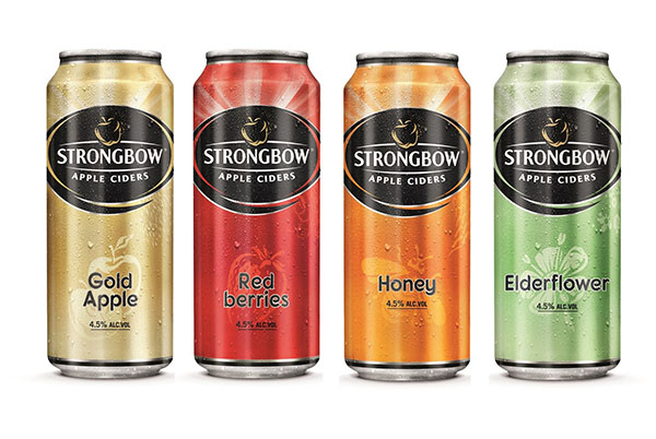 Strongbow - 4 vị cho bạn lựa chọn