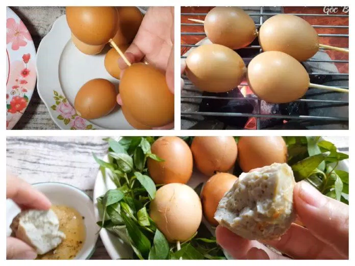 Nướng trứng