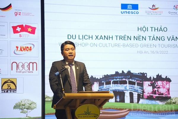 Ông Trần Văn Tân, Phó Chủ tịch UBND tỉnh Quảng Nam đề cao vai trò của cộng đồng trong vai trò đại sứ du lịch.